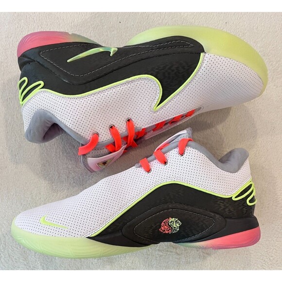Nike NEW Size 10 Lebron XXII White Volt Glow Basketball Shoes FZ1094-101 Men\'s main image 7